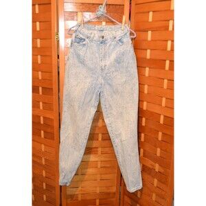 Vintage Blue Jeans Acid Wash,  High Waist, Peg Leg P. S. Gitano